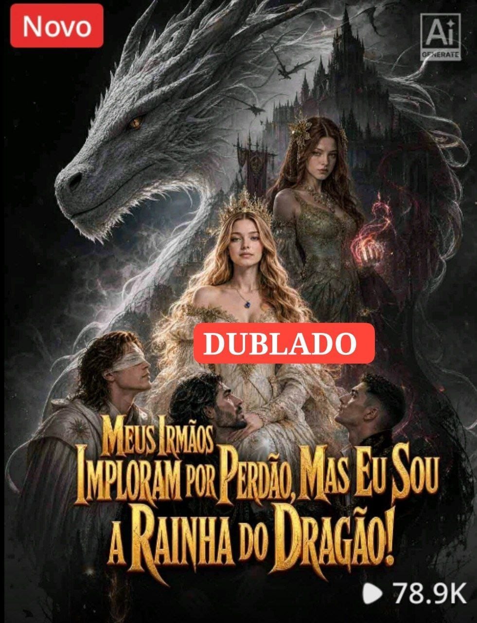 DUBLADO - MEUS IRMÃOS IMPLORAM POR PERDÃO, MAS EU SOU A RAINHA DO DRAGÃO
